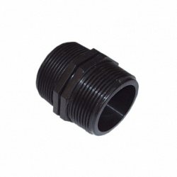 Ниппель 1 * 1/2 PN10  (7515.00EC) Plast Project (50/500)